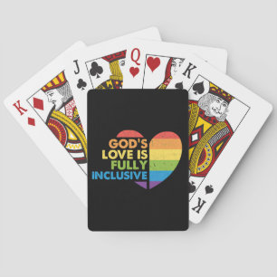 God Gay Christian Lgbt Playing Cards
