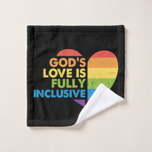 God Gay Christian Lgbt Wash Cloth