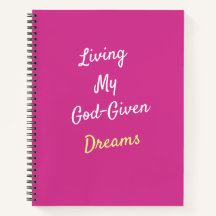 God- Given Dreams Spiral Notebook Journal