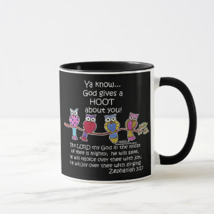 God Gives a Hoot Owls Mug