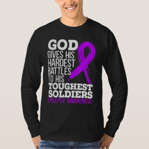 God Gives His Hardest Battle To His Toughest Soldi T-Shirt