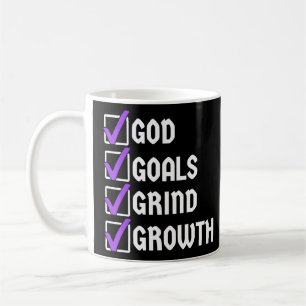 God Goals Grind Growth Coffee Mug