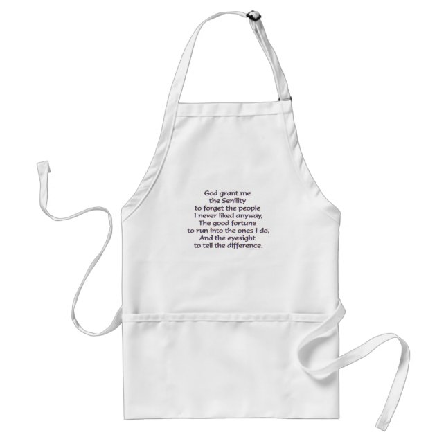 God Grant Me Humour Standard Apron (Front)