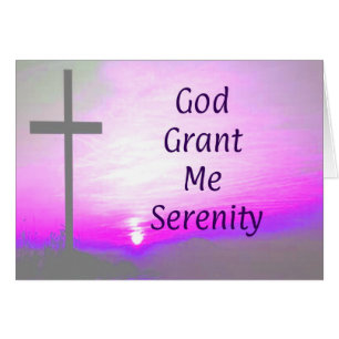 God Grant Me Serenity card