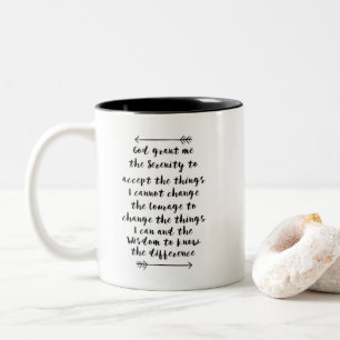 God Grant Me The Serenity Prayer Coffee Mug