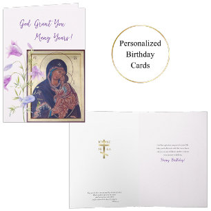 God Grant You Many Years Orthodox Birthday Card