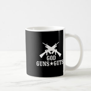 God Guns And Guts Matching Christmas Outfits Coffee Mug