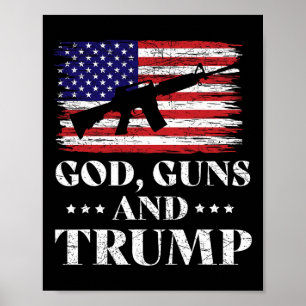 God Guns And Trump  Poster