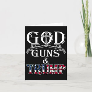 God Guns And Trump Shirt 2nd Amendment T Shirt Tru Card