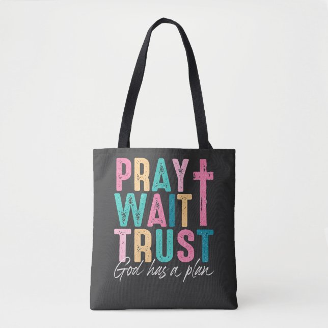 God Has A Plan Tote Bag (Front)