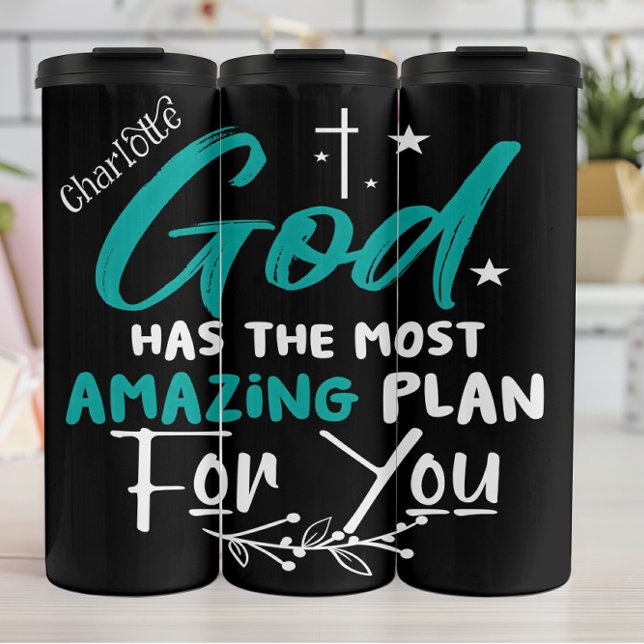 God Has Amazing Plan For You Thermal Tumbler (Creator Uploaded)