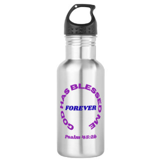 God Has Blessed Me Forever Stainless Steel Water  532 Ml Water Bottle