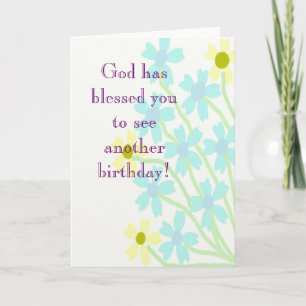 God has blessed you birthday Card