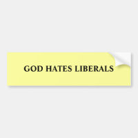 GOD HATES LIBERALS
