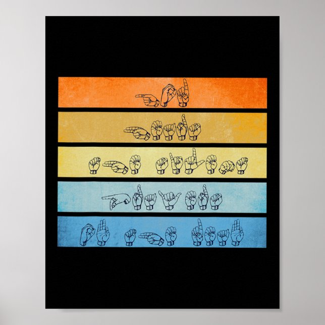 God Hears Prayers Deaf Awareness Vintage Sign Lang (Front)