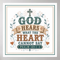 God Hears What The Heart Cannot Say Quote