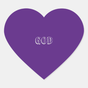 God Heart Sticker