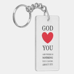 God Heart You Key Ring