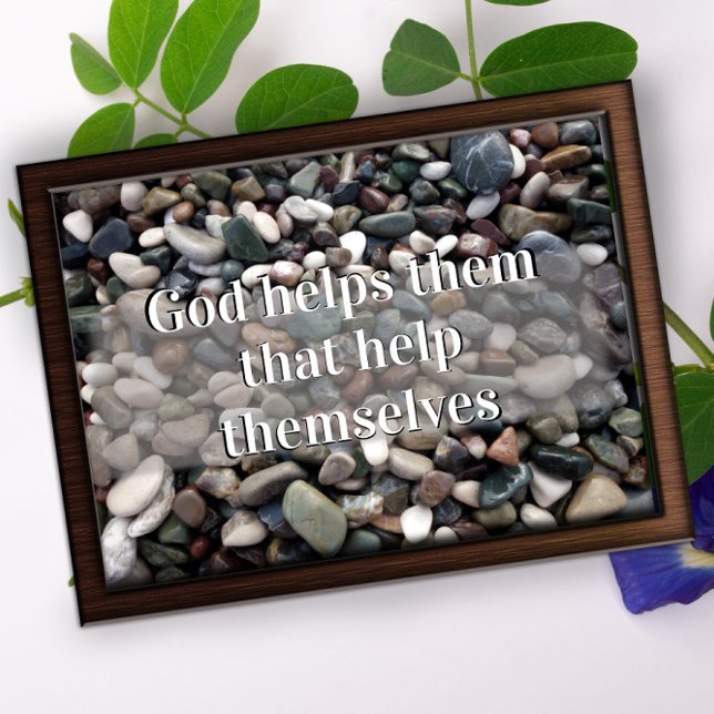 God helps them that help motivational  poster  (Creator Uploaded)