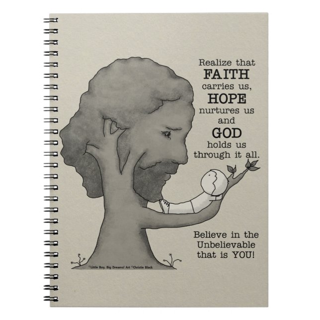 God Holds Us Notebook (Front)