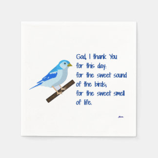 God I Thank You for This Day Napkin