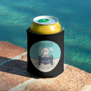 God ignites our Light Can Cooler