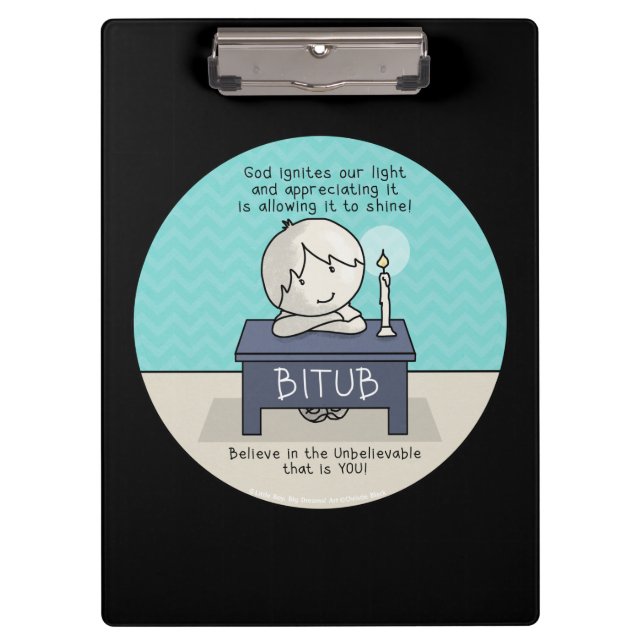 God Ignites Our Light Clipboard (Front)