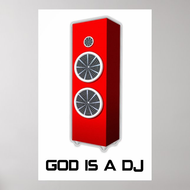 God is a DJ Poster (Front)