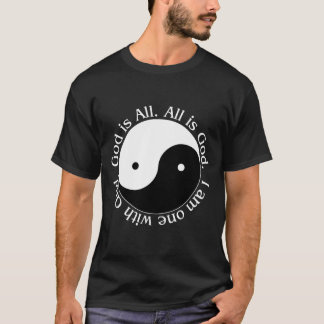 God is All Yin-yang-darkshirt T-Shirt
