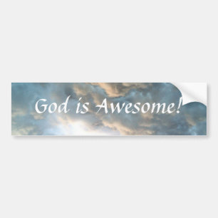 God is Awesome! Bumper Sticker