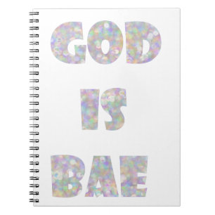 god is bae notebook