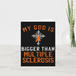 God Is Bigger Than Multiple Sclerosis Ms Fighter R Card
