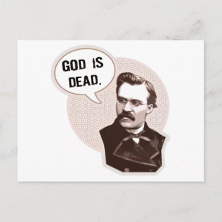 God is dead (Nietzsche) Postcard