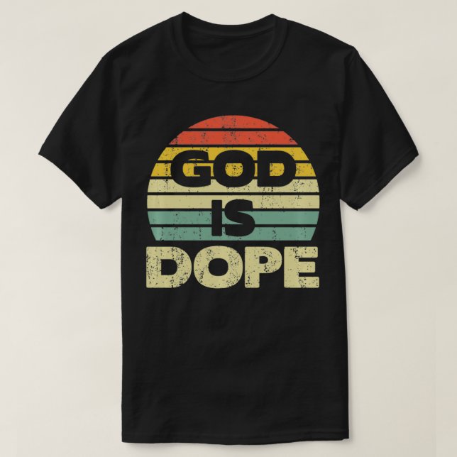 God is Dope Christian Faith Believer Pullover  (Design Front)