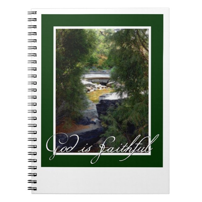 God is Faithful Notebook (Front)