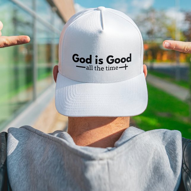 "God Is Good All The Time" Christian Trucker Hat (Creator Uploaded)