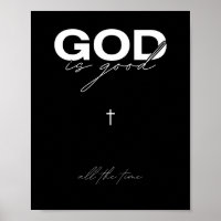 God is Good All the Time Inspirational Art
