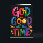 God Is Good All The Time Jesus Christ Christian Gi Card<br><div class="desc">God Is Good All The Time Jesus Christ Christian Gift _3</div>