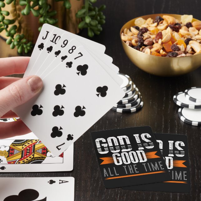 GOD IS GOOD ALL THE TIME PLAYING CARDS (In Situ)