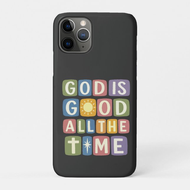 God is good All the time Retro faith Case-Mate iPhone Case (Back)