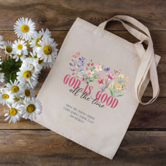 God is Good Bible Sunday School Custom Tote Bag