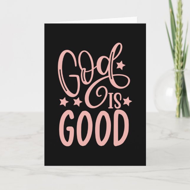 God is Good Card (Front)
