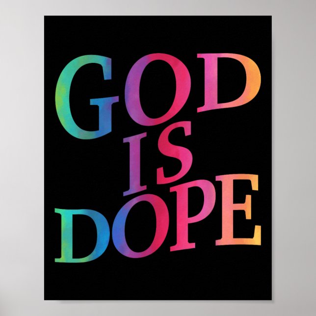 God Is Good Christian Jesus Son Sister Brother Tod Poster (Front)