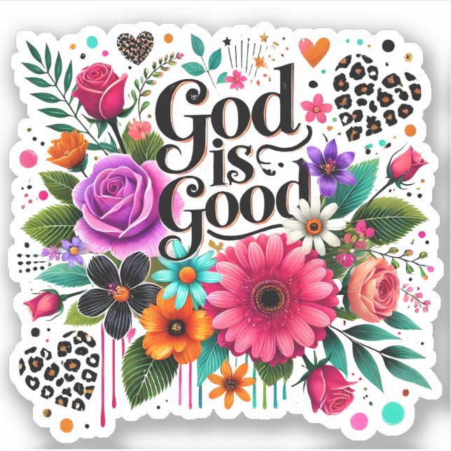 God is Good Floral Christian (Front)