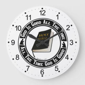 God Is Good Large Wall Clock