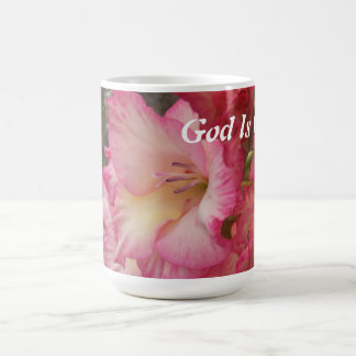 God is good - Pink flower Mug