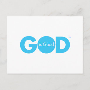 God is Good Postcard