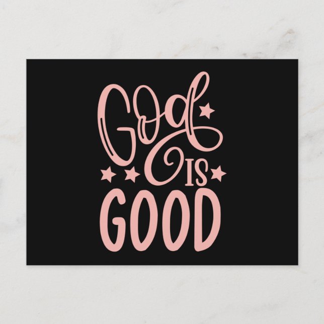 God is Good Postcard (Front)