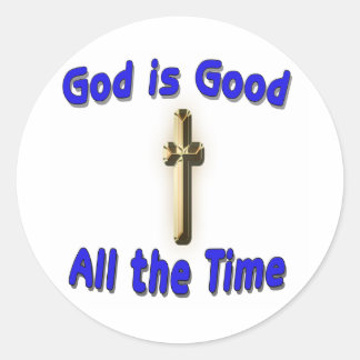 God is Good Sticker. Classic Round Sticker