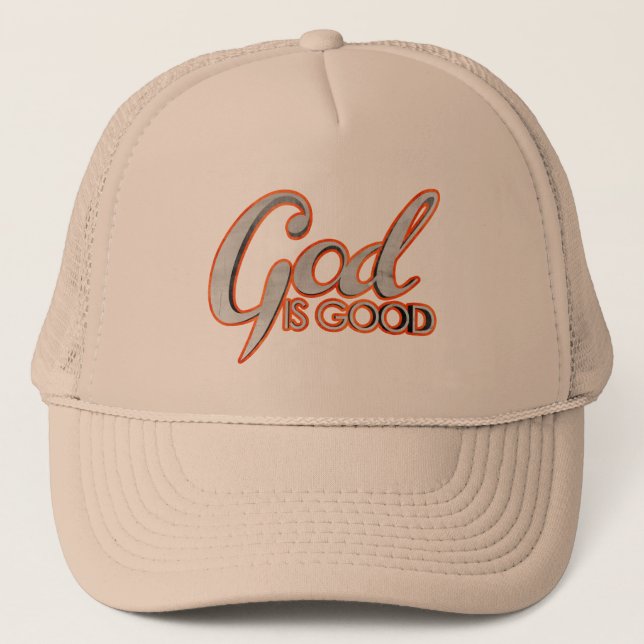 God Is Good Trucker Hat (Front)